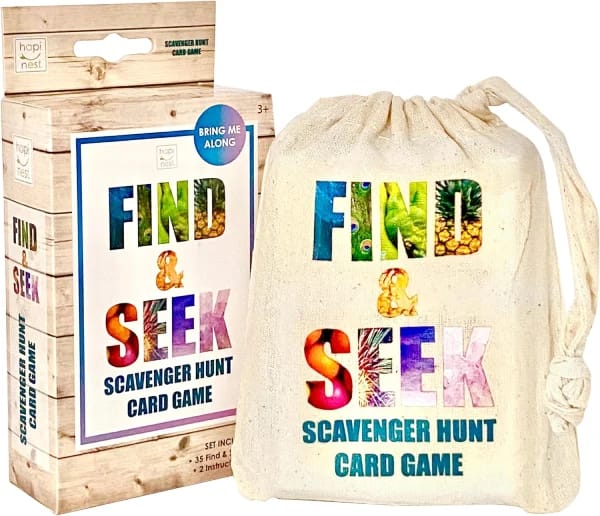 Find and Seek Scavenger Hunt Card Game Nature Gifts for Kids