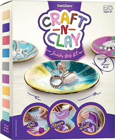 Jewelry Dish Making Kit for Kids Diy Gifts for Kids