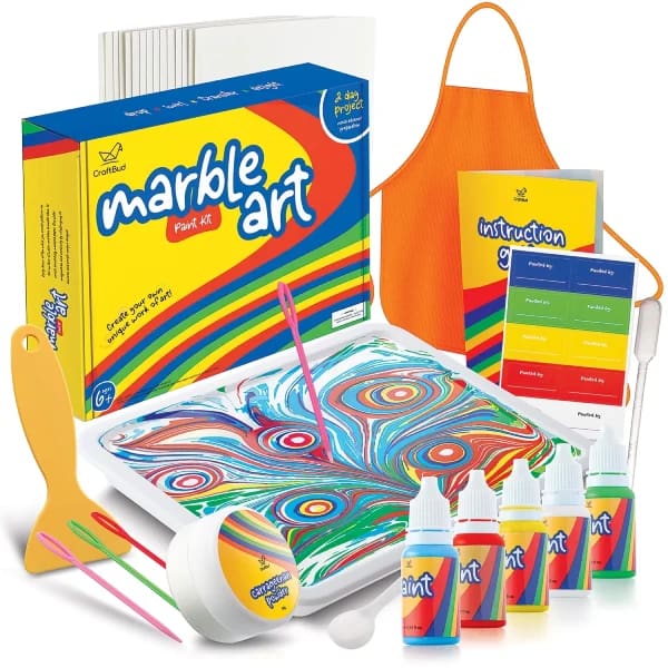 Marbling Paint Kit & Toy for Kids Drawing Gifts for Kids