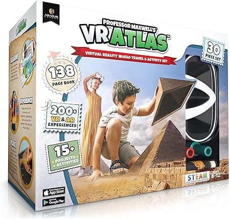 Professor Maxwell’s VR Atlas - Virtual Reality Kids Science Kit Good Gifts for Kids