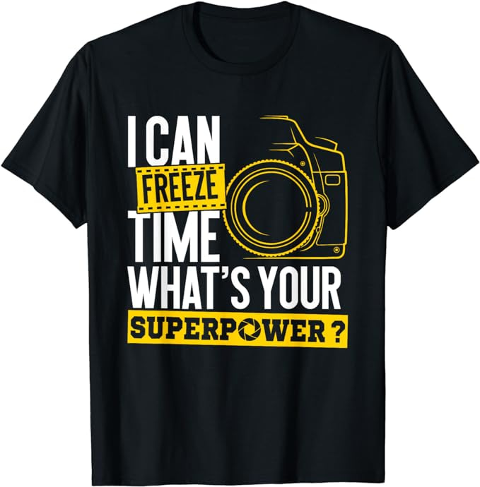 Photographer Camera T-Shirt Funny Gift Ideas for Photographers