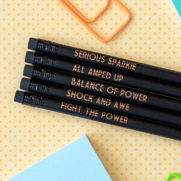 Funny Electrician Pencil Set