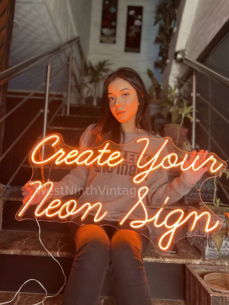 Custom Neon Sign gift ideas aesthetic